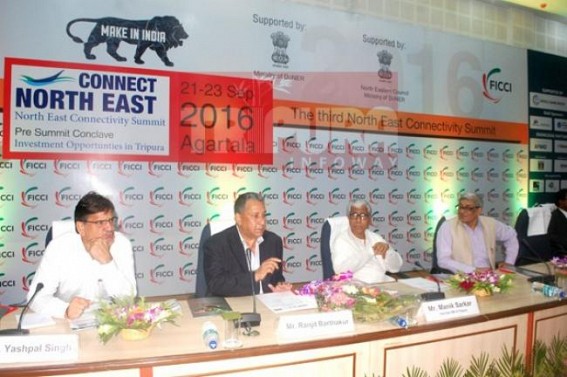 Tripura CM inaugurates Industry Summit at Pragna Bhawan Tripura CM inaugurates Industry Summit at Pragna Bhawan